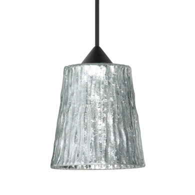 Mini Pendants Glass Down by Besa ( 74 | X-5125SF-BK Besa Nico 4 Pendant ) 