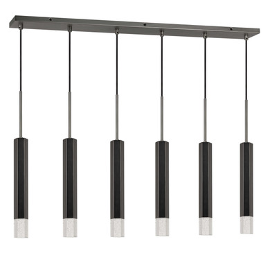 Linear/Island 4 Light + by Cal Lighting ( 225 | FX-3723-6P-GM Led Pendant ) 