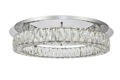 Flush Mounts Glass Down by Elegant Lighting ( 173 | 3503F26C Monroe ) 