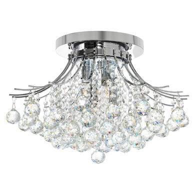 Semi-Flush Mts. Empire/Basket by CWI Lighting ( 401 | 8012C20C Princess ) 