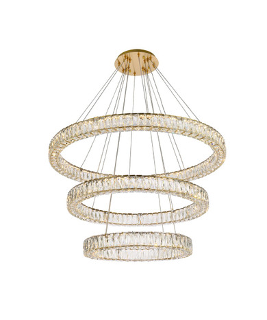 Large Chandeliers Glass Shade by Elegant Lighting ( 173 | 3503G41LG Monroe ) 