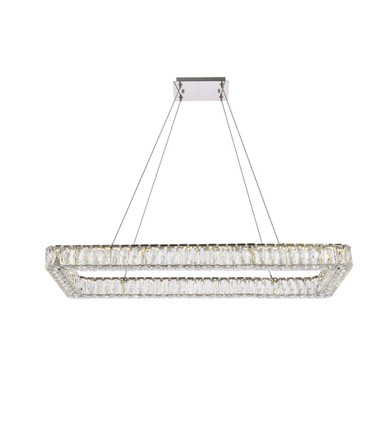 Linear/Island Ring/Halo by Elegant Lighting ( 173 | 3504D42L1C Monroe ) 