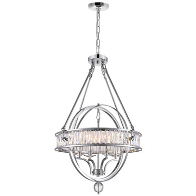 Mid. Chandeliers Sphere by CWI Lighting ( 401 | 9957P20-4-601 Arkansas ) 