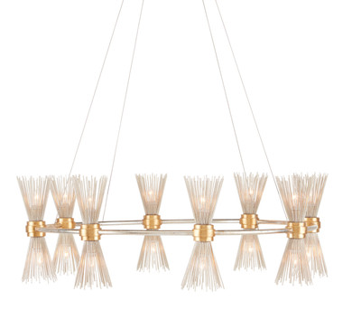 Mid. Chandeliers Glass Up by Currey and Company ( 142 | 9000-0842 Novatude Collection ) 