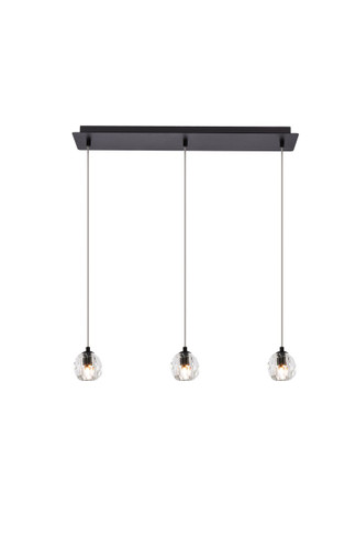 Linear/Island 3 Light Bar by Elegant Lighting ( 173 | 3505D28BK Eren ) 