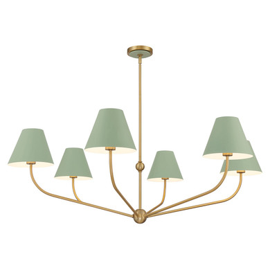 Large Chandeliers Candle by Crystorama ( 60 | XAV-B9319-VG-GR Xavier ) 