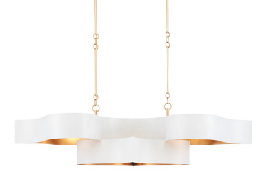 Linear/Island 4 Light + by Currey and Company ( 142 | 9000-0854 Grand Lotus Collection ) 