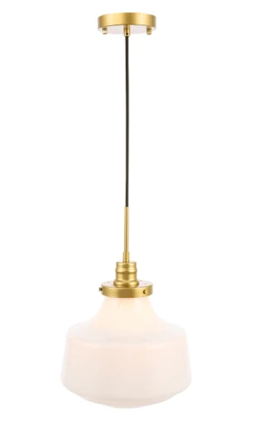 Pendants Glass Down by Elegant Lighting ( 173 | LD6263BR Lyle ) 
