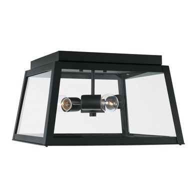 Exterior Ceiling Mount by Capital Lighting ( 65 | 943736BK Leighton ) 