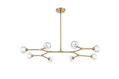 Linear/Island 4 Light + by Elegant Lighting ( 173 | 3508D45G Zayne ) 