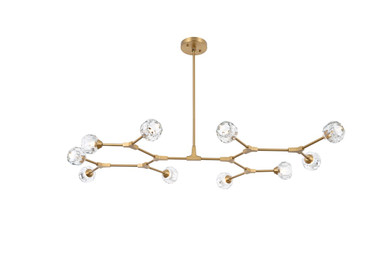 Linear/Island 4 Light + by Elegant Lighting ( 173 | 3508D56G Zayne ) 