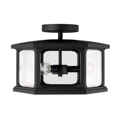 Exterior Ceiling Mount by Capital Lighting ( 65 | 946632BK Walton ) 