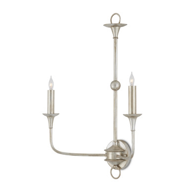 Sconces Double Candle by Currey and Company ( 142 | 5000-0218 Nottaway Collection ) 