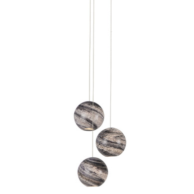 Mini Pendants 3 Light Cluster by Currey and Company ( 142 | 9000-1006 Palatino Collection ) 