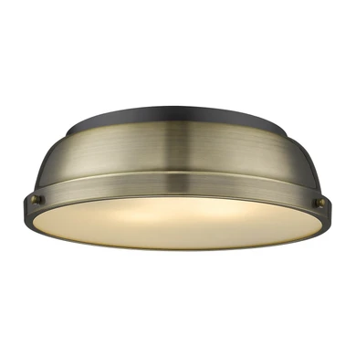 Flush Mounts Other by Golden ( 62 | 3602-14 BLK-AB Duncan ) 