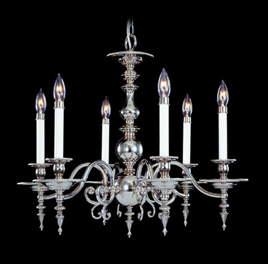 Mid. Chandeliers Candle by Framburg ( 8 | 7446 PB Kensington ) 