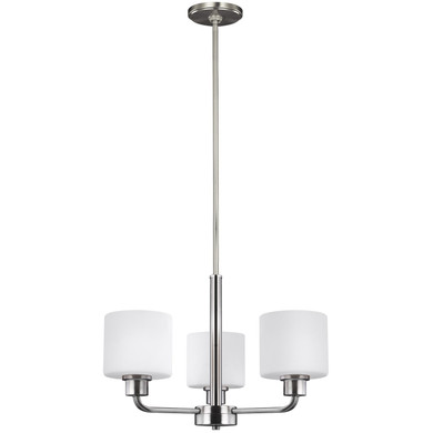 Mini Chandeliers Glass Shade by Generation Lighting ( 1 | 3128803EN3-962 Canfield ) 