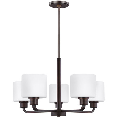 Mid. Chandeliers Glass Up by Generation Lighting ( 1 | 3128805EN3-710 Canfield ) 