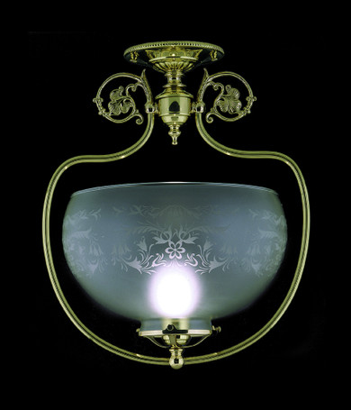 Semi-Flush Mts. Bowl Style by Framburg ( 8 | 7811 PB Chancery ) 