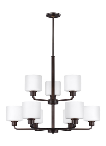 Mid. Chandeliers Glass Up by Generation Lighting ( 1 | 3128809-710 Canfield ) 