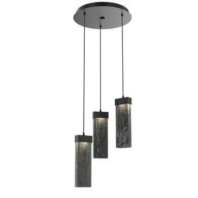Mini Pendants 3 Light Cluster by Hammerton Studio ( 404 | CHB0042-03-MB-SG-C01-L1 Parallel ) 