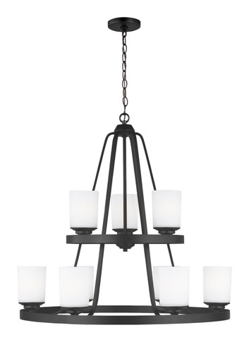 Mid. Chandeliers Glass Up by Generation Lighting ( 1 | 3130709EN3-112 Kemal ) 