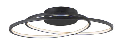 Flush Mounts Ring Shade/Halo by ET2 ( 86 | E21322-BK Cycle ) 