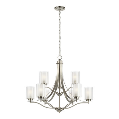 Mid. Chandeliers Glass Up by Generation Lighting ( 1 | 3137309-962 Elmwood Park ) 