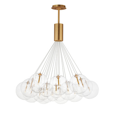Mid. Chandeliers Multi-Port/Cascade by ET2 ( 86 | E25088-18GLD Burst ) 