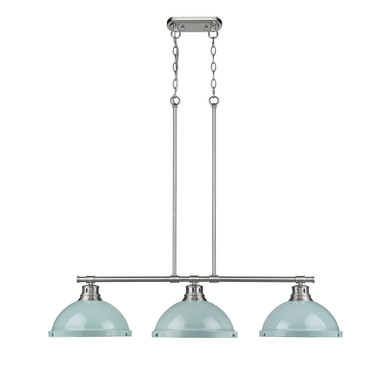 Linear/Island 3 Light Bar by Golden ( 62 | 3602-3LP PW-SF Duncan ) 