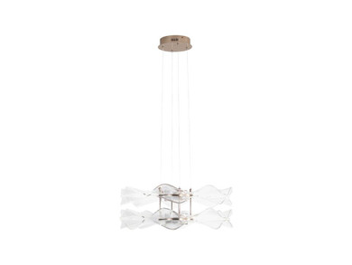 Mid. Chandeliers Glass Down by Golden ( 62 | 8046-2P LG Vetrina ) 