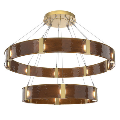 Large Chandeliers Ring/Halo by Hammerton Studio ( 404 | CHB0042-2C-GB-BG-CA1-L3 Parallel ) 
