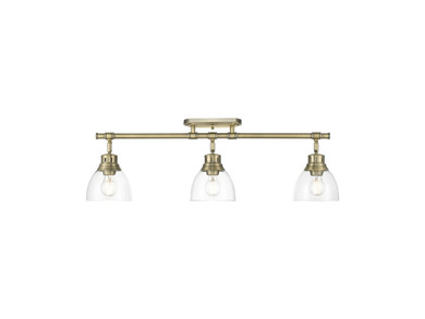 Semi-Flush Mts. Directional by Golden ( 62 | 3602-3SF AB-CLR Duncan ) 
