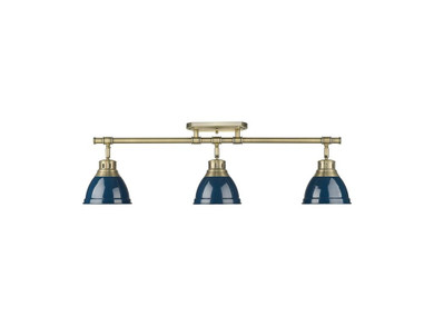 Semi-Flush Mts. Directional by Golden ( 62 | 3602-3SF AB-NVY Duncan ) 