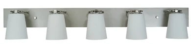 Bathroom Fixtures Five+Lights by Framburg ( 8 | 4855 SP/PN/WH Mercer ) 