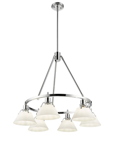 Mid. Chandeliers Glass Down by Golden ( 62 | 3306-6 CH-OP Orwell ) 