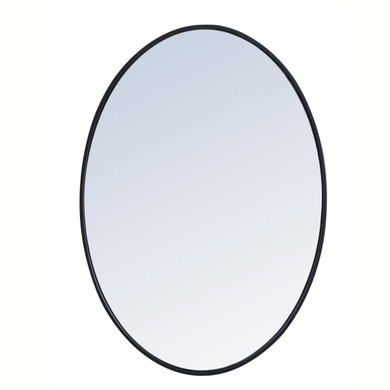 Mirrors Oval/Round by Elegant Lighting ( 173 | MR4624BK Decker ) 