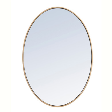 Mirrors Oval/Round by Elegant Lighting ( 173 | MR4624BR Decker ) 