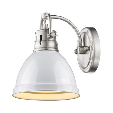 Sconces Directional/Cylinder by Golden ( 62 | 3602-BA1 PW-WH Duncan ) 