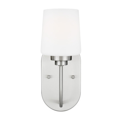 Sconces Single Glass by Generation Lighting ( 1 | 4102801-962 Windom ) 