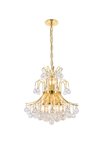 Mini Chandeliers Glass Shade by Elegant Lighting ( 173 | V8001D19G/RC Toureg ) 