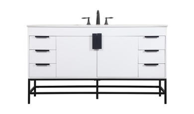 Plumbing Bath Chests/Vanities by Elegant Lighting ( 173 | VF48860MWH Eugene ) 