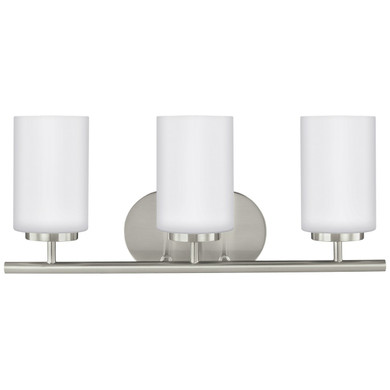 Bathroom Fixtures Three Lights by Generation Lighting ( 1 | 41162EN3-962 Oslo ) 