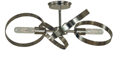 Semi-Flush Mts. Exposed Lamps by Framburg ( 8 | 5060 PN Copernicus ) 