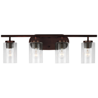Bathroom Fixtures Four Lights by Generation Lighting ( 1 | 41173-710 Oslo ) 