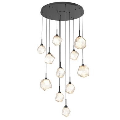 Large Chandeliers Multi-Port/Cascade by Hammerton Studio ( 404 | CHB0039-11-MB-A-C01-L3 Gem ) 