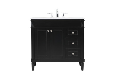Plumbing Bath Chests/Vanities by Elegant Lighting ( 173 | VF31836BK Bennett ) 