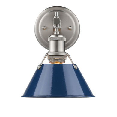 Sconces Directional/Cylinder by Golden ( 62 | 3306-BA1 PW-NVY Orwell ) 