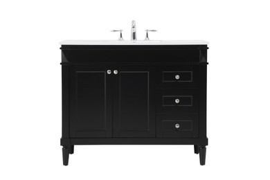 Plumbing Bath Chests/Vanities by Elegant Lighting ( 173 | VF31842BK Bennett ) 