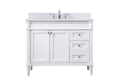 Plumbing Bath Chests/Vanities by Elegant Lighting ( 173 | VF31842WH-BS Bennett ) 